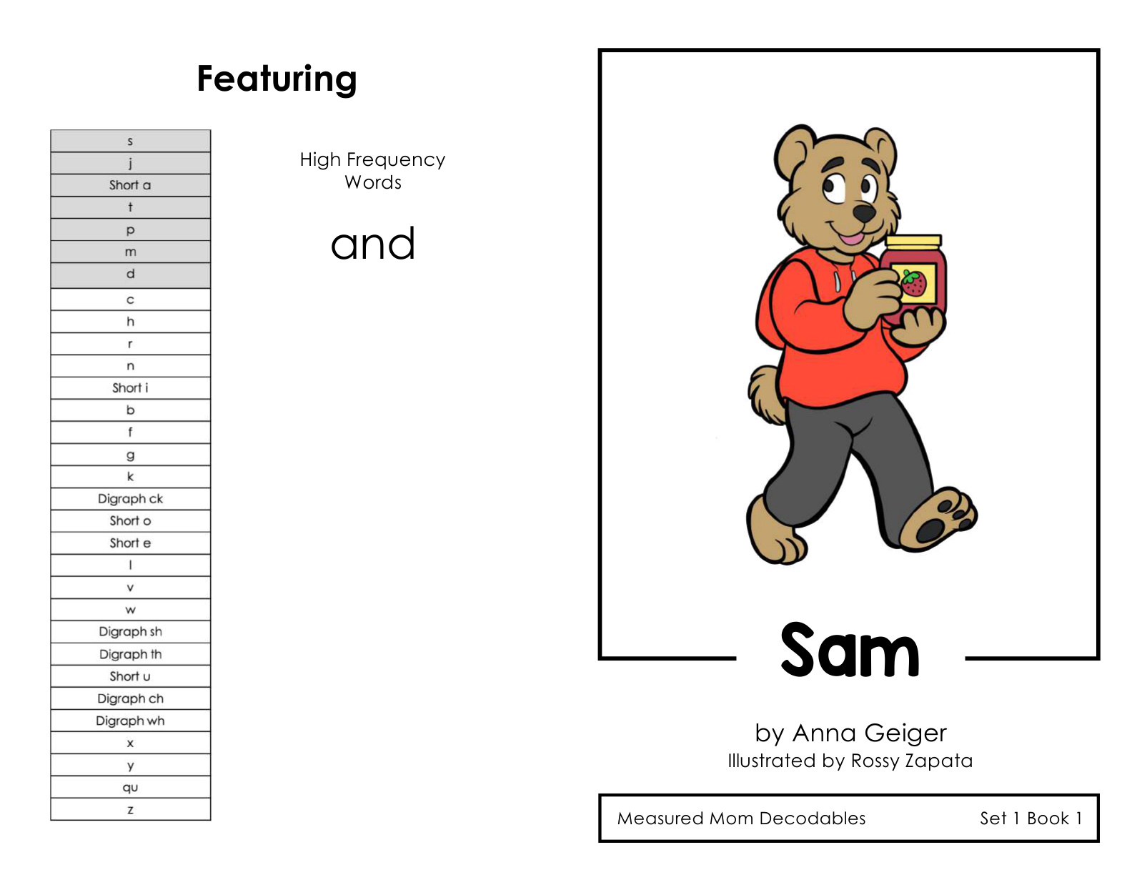 Decodable Book 1 - Sam